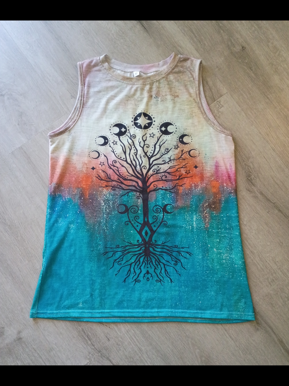 Tree of Life Gradient Colored Tank